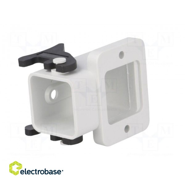 Enclosure: for HDC connectors | C146 | size A3 | with latch | angled image 2