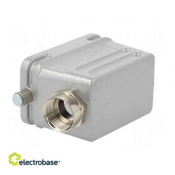 Enclosure: for HDC connectors | C146 | size E10 | for cable | angled фото 4