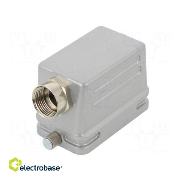Enclosure: for HDC connectors | C146 | size E10 | for cable | angled image 1