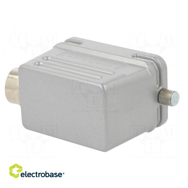 Enclosure: for HDC connectors | C146 | size E10 | for cable | angled фото 6