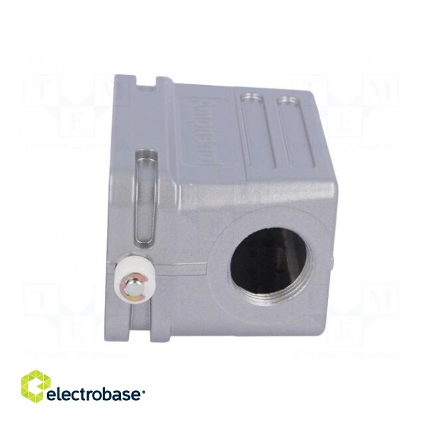 Enclosure: for HDC connectors | C146 | size E10 | for cable | angled image 3