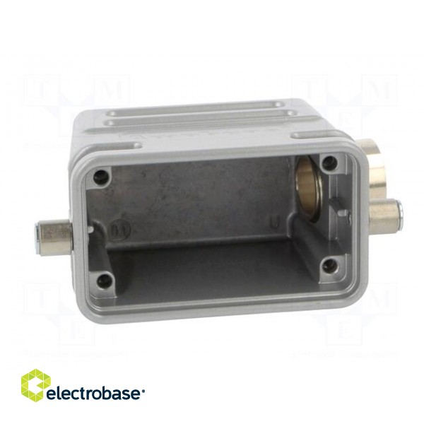 Enclosure: for HDC connectors | C146 | size E10 | for cable | angled фото 9