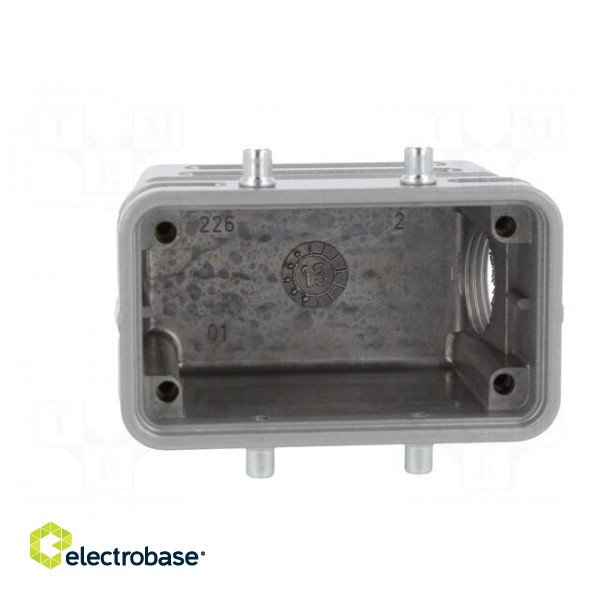Enclosure: for HDC connectors | C146 | size E10 | for cable | angled image 9