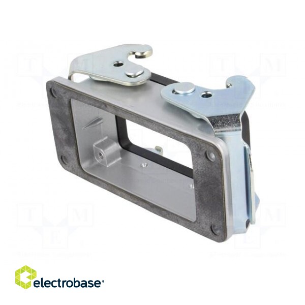 Enclosure: for HDC connectors | C146 | size E10 | with double latch image 6
