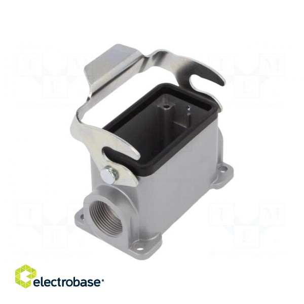 Enclosure: for HDC connectors | C146 | size E10 | with latch | M25 image 1