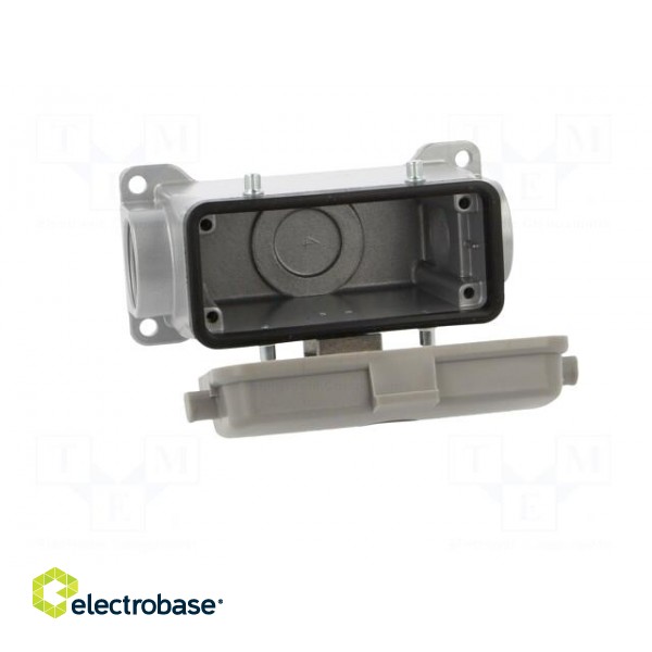 Enclosure: for HDC connectors | C146 | size E16 | for double latch image 9