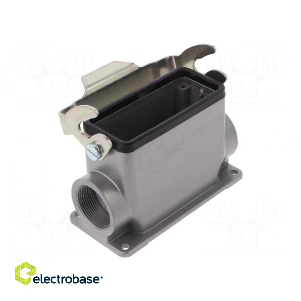 Enclosure: for HDC connectors | C146 | size E16 | with latch | high image 1