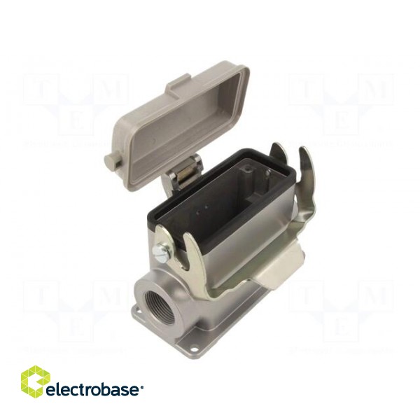 Enclosure: for HDC connectors | C146 | size E16 | with latch | M25 image 1