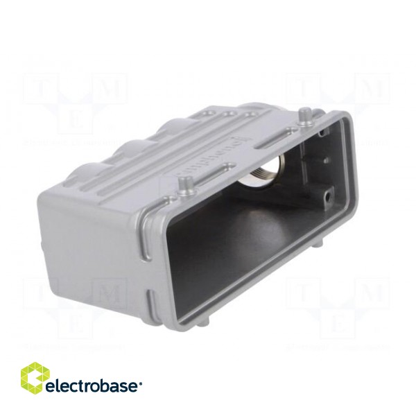 Enclosure: for HDC connectors | C146 | size E24 | for cable | angled фото 8