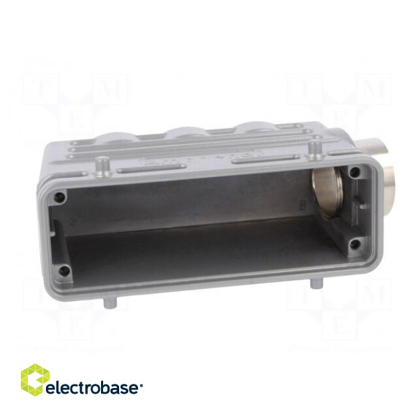 Enclosure: for HDC connectors | C146 | size E24 | for cable | angled фото 9