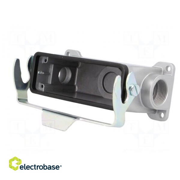 Enclosure: for HDC connectors | C146 | size E24 | with double latch image 2