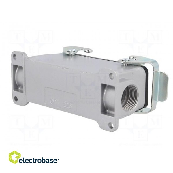 Enclosure: for HDC connectors | C146 | size E24 | with double latch фото 6