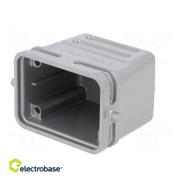 Enclosure: for HDC connectors | C146 | size E6 | for cable | straight image 2