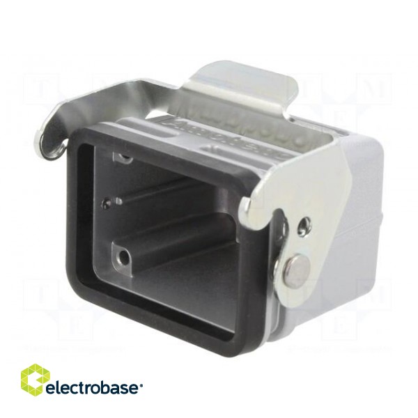 Enclosure: for HDC connectors | C146 | size E6 | for cable | straight paveikslėlis 1