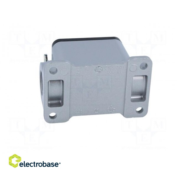 Enclosure: for HDC connectors | C146 | size E6 | with latch | M20 image 5