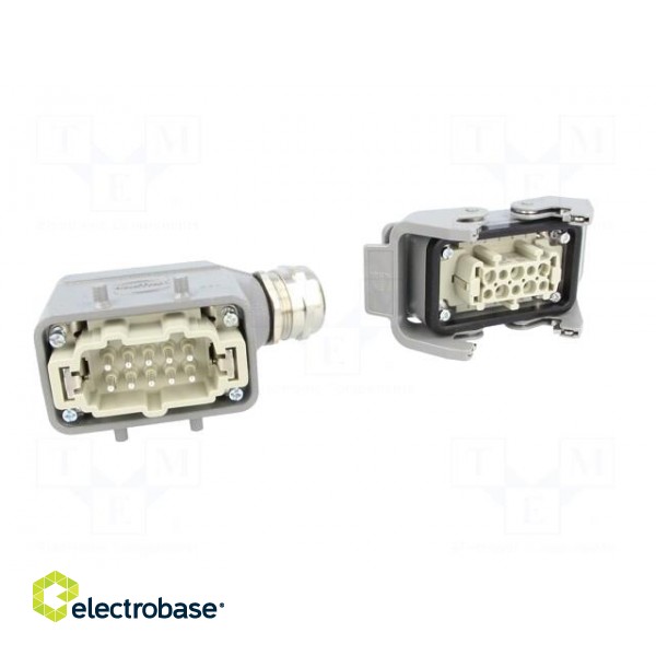 Connector: HAN | male + female | plug + socket | Han Kit | PIN: 10 image 9