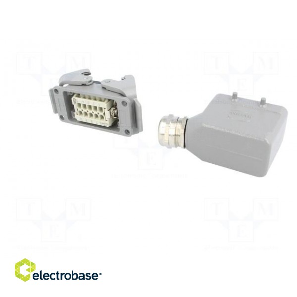 Connector: HDC | male + female | plug + socket,complete set | 10+PE image 6