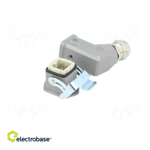 Connector: HDC | male + female | plug + socket,complete set | PIN: 4 image 4