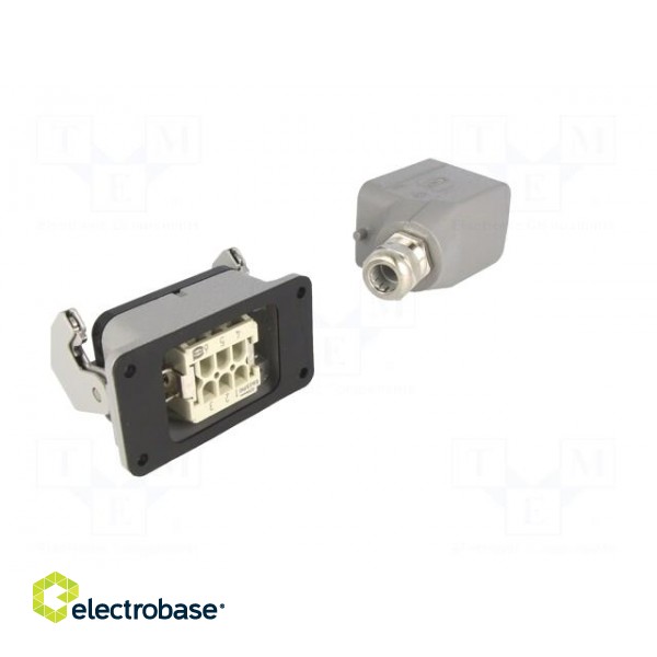 Connector: HDC | male + female | plug + socket,complete set | PIN: 6 image 4