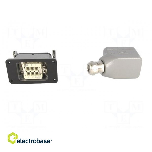 Connector: HDC | male + female | plug + socket,complete set | PIN: 6 image 5