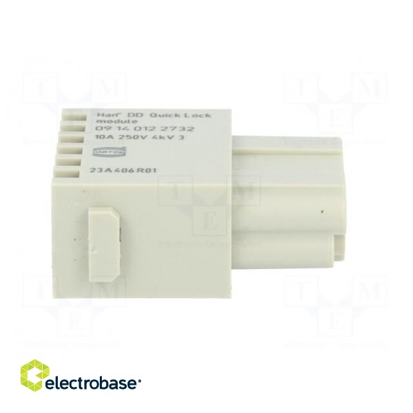 Connector: HDC | module | female | Han-Modular® | PIN: 12 | 10A | 250V image 7