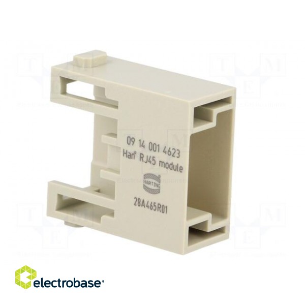 Connector: HAN | module | male | Han Modular RJ45 | straight | 1A | 50V image 8