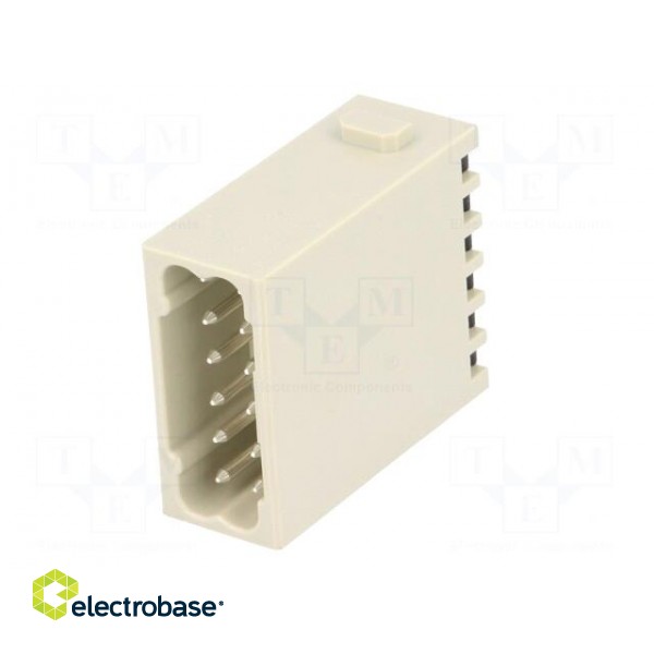 Connector: HDC | module | male | Han-Modular® | PIN: 12 | 10A | 250V image 2