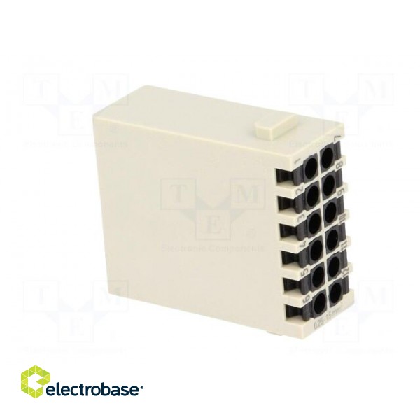 Connector: HDC | module | male | Han-Modular® | PIN: 12 | 10A | 250V image 4