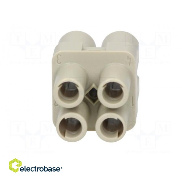 Connector: HDC | contact insert | female | Han Q | PIN: 4 | size 3A | 40A image 5