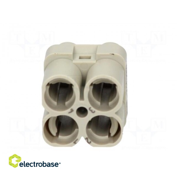 Connector: HDC | contact insert | female | Han Q | PIN: 4 | size 3A | 40A image 9