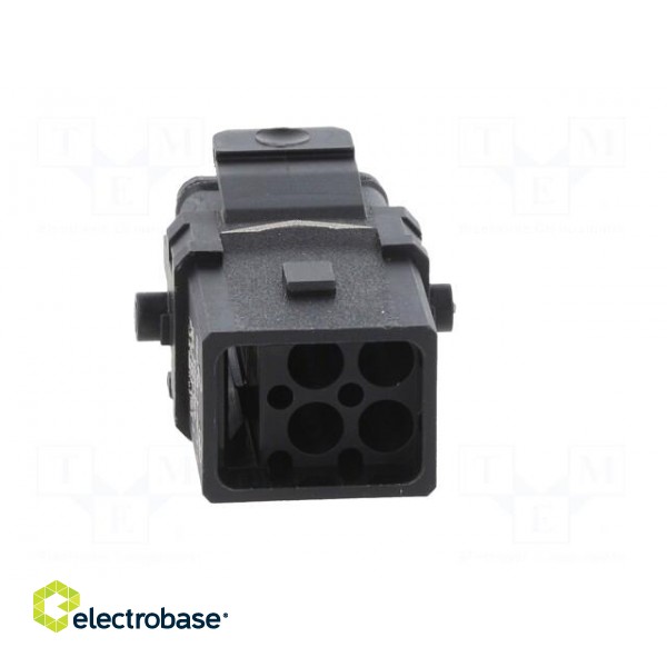 Connector: HDC | contact insert | female | Han® 1A | PIN: 4 | 3P+PE image 9