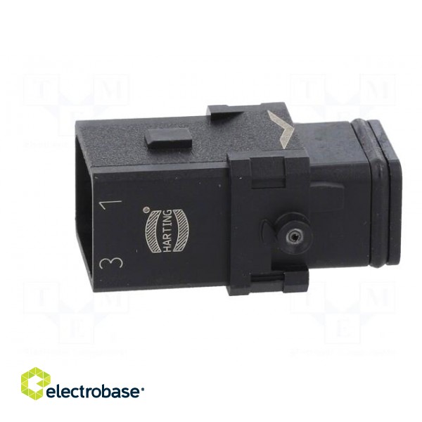 Connector: HDC | contact insert | female | Han® 1A | PIN: 4 | 3P+PE image 3