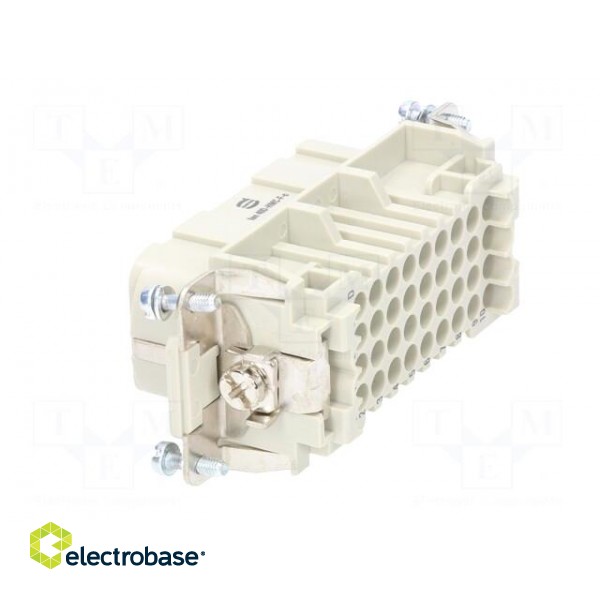 Connector: HDC | contact insert | female | Han® HMC | PIN: 40 | 40+PE фото 4