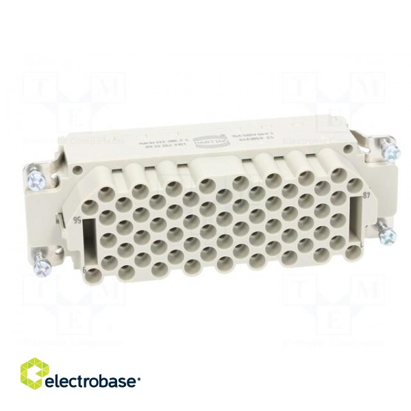 Connector: rectangular | female | Han EEE HMC | PIN: 64 | size 24B image 9