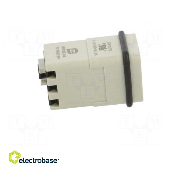 Connector: HDC | contact insert | male | Han Q | PIN: 6 | 5+PE | size 3A image 7