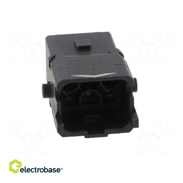 Connector: rectangular | male | Han 1A | PIN: 6 | 5+PE | size 1A | crimped image 5
