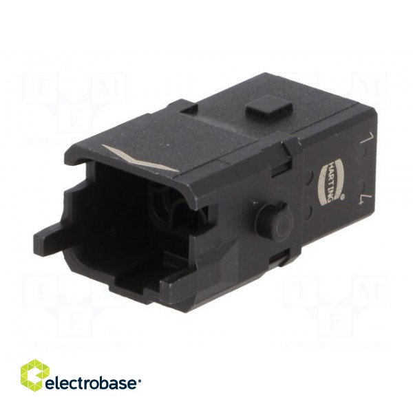 Connector: HDC | contact insert | male | Han® 1A | PIN: 6 | 5+PE | size 1A paveikslėlis 6