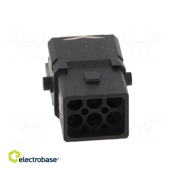 Connector: rectangular | male | Han 1A | PIN: 6 | 5+PE | size 1A | crimped image 9