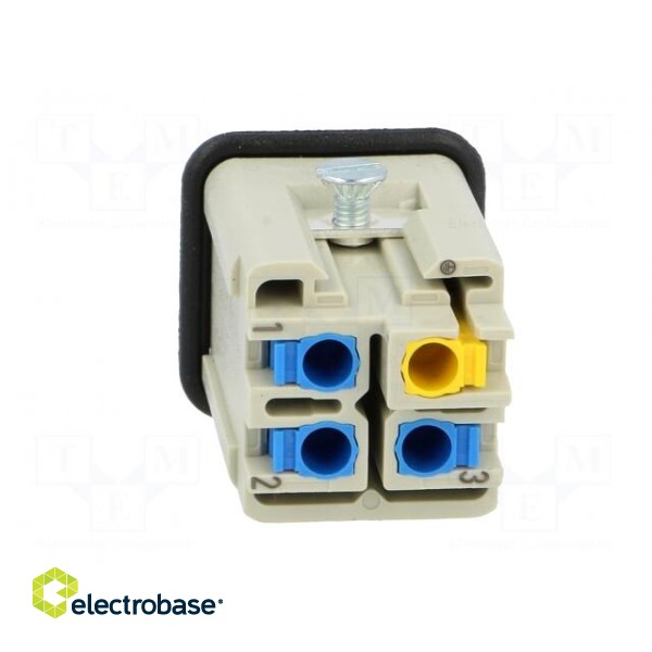 Connector: HAN | male | Quick Lock | PIN: 4 | 3+PE | size 3A | 10A | 600V image 5