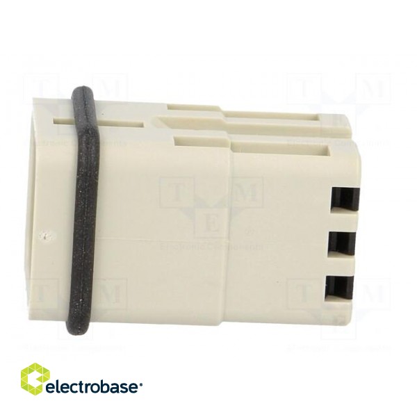 Connector: HDC | contact insert | male | Han® D | PIN: 8 | 7+PE | size 3A image 3