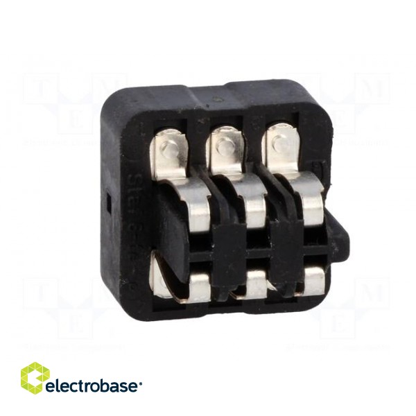 Connector: HDC | contact insert | male | Staf® | PIN: 6 | size 3A | 10A image 9