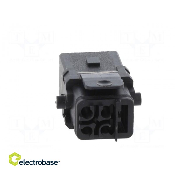 Connector: HDC | contact insert | female | Han® 1A | PIN: 4 | 3P+PE image 5