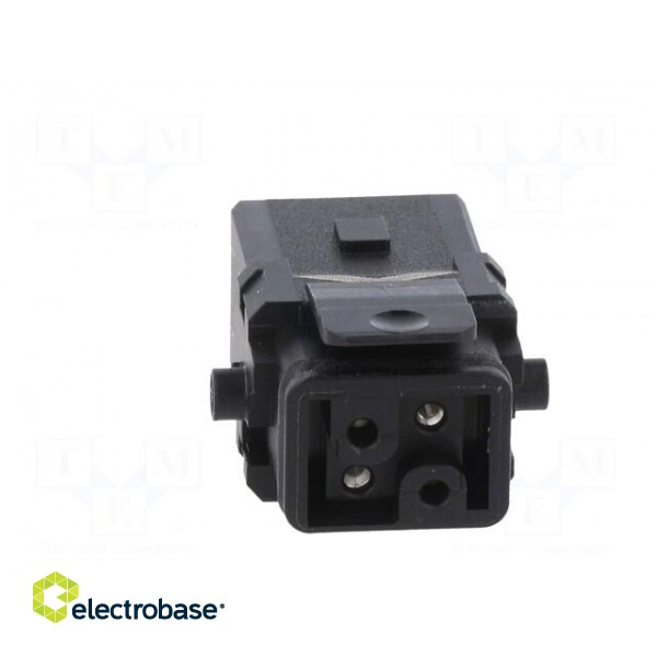 Connector: HDC | contact insert | female | Han® 1A | PIN: 4 | 3P+PE image 5