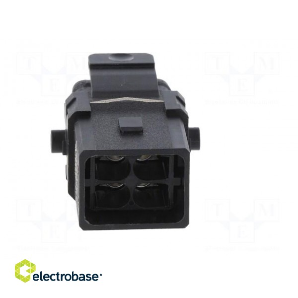 Connector: HDC | contact insert | female | Han® 1A | PIN: 4 | 3P+PE image 9