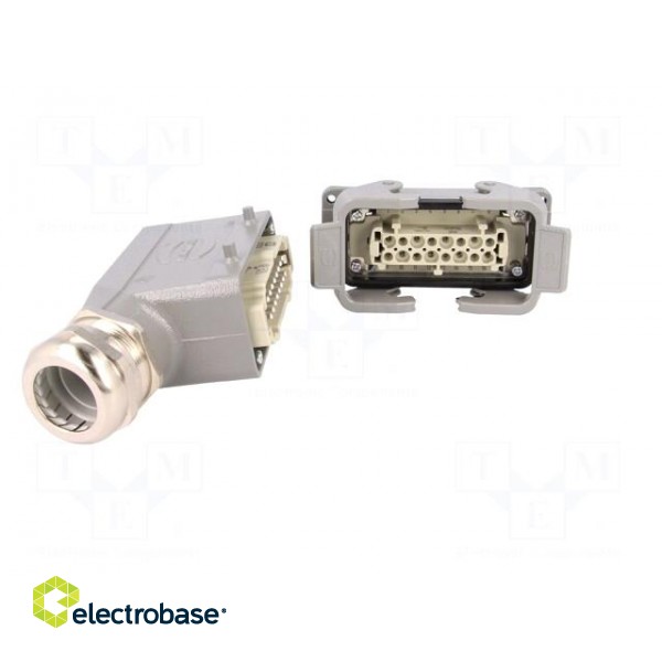 Connector: HDC | male + female | plug + socket,complete set | 16+PE image 9