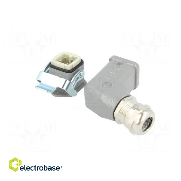 Connector: HDC | male + female | plug + socket,complete set | PIN: 4 image 6