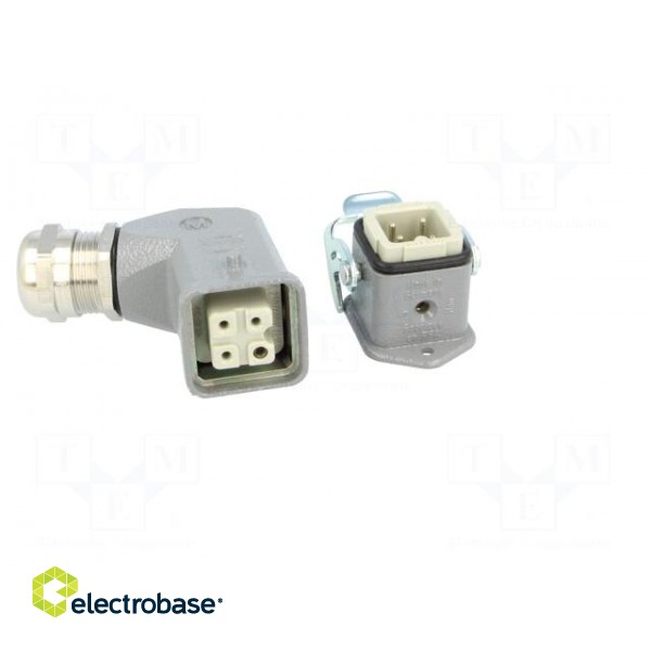 Connector: HAN | male + female | plug + socket | Han Kit | PIN: 4 | 3+PE image 9