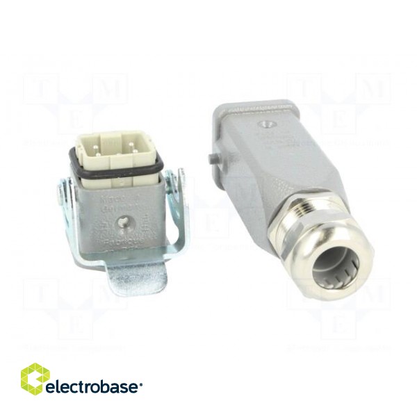 Connector: HAN | male + female | plug + socket | Han Kit | PIN: 5 | 4+PE image 5