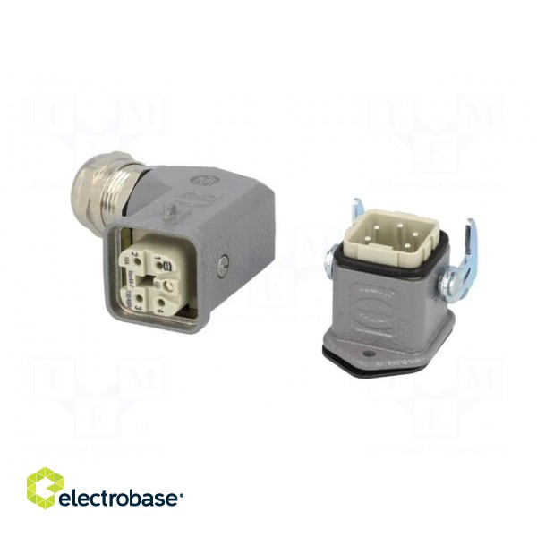 Connector: HDC | male + female | plug + socket,complete set | PIN: 5 image 2