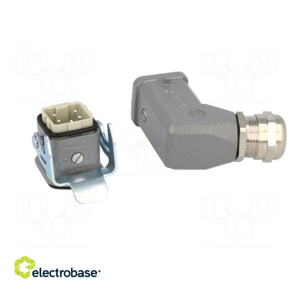 Connector: HDC | male + female | plug + socket,complete set | PIN: 5 image 5